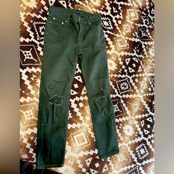 GAP Army Green Denim - Picture 1 of 3